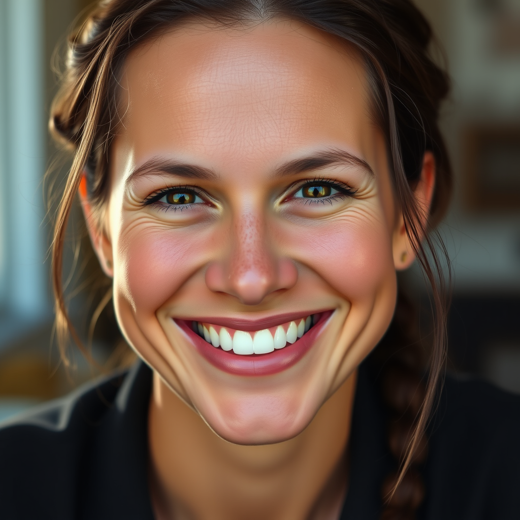 Smiling person